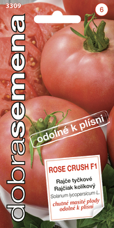 Dobrá semena Rajče tyč. - Rose Crush F1 10s biftekové, odolné proti plísni