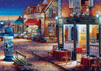 ART PUZZLE Puzzle Kavárna Chez Michelle 500 dílků