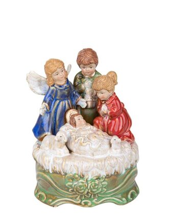 Hrací soška Andelé a Ježíšek Brandani