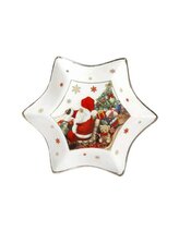 PORCELÁNOVÝ servírovací tác na cukroví CHRISTMAS 21cm Brandani