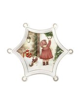 Servírovací tác na cukroví hvězda Kolednice 20cm Cuccioli Brandani