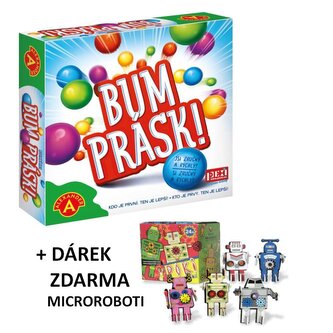 BUM, PRÁSK + dárek Poki Microrobot