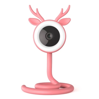 Immax NEO LITE Smart Security Dětská chůvička ,Baby Monitor WiFi 2,4GHz, 4MP, růžová