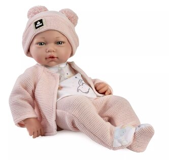 Guca 894 NEW BORN - realistická panenka miminko s měkkým látkovým tělem - 36 cm