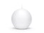 Świeca matowa Kula biały 6cm 10szt