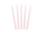 Świeca stożkowa matowa j. różowy 24cm 10szt
