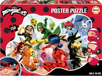 EDUCA Poster puzzle Kouzelná Beruška a Černý Kocour 250 dílků
