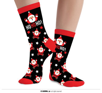 Vánoční ponožky se Santou unisex 42-48