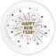 TALÍŘKY PAPÍROVÉ HAPPY NEW YEAR 8KS, 23CM