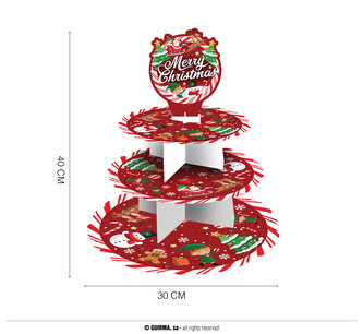 3-patrový vánoční tác 40x30 cm