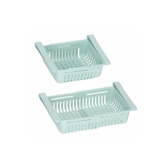 Nastavitelná přihrádka do lednice světle zelená SPRINGOS HA3103 Nastavitelná přihrádka do lednice světle zelená SPRINGOS HA3103