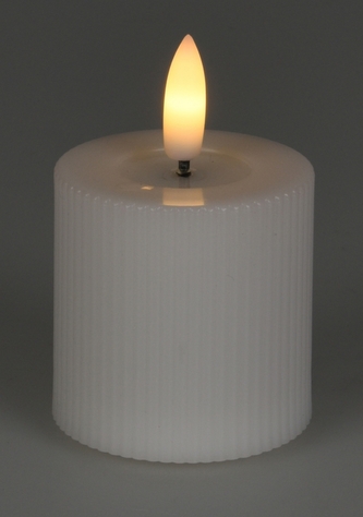 LED svíčka s časovačem 6x5 cm