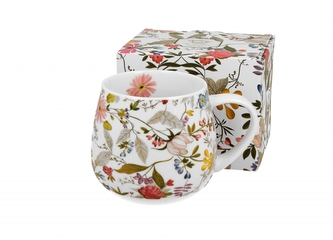 Porcelánový hrnek buclák White W. Kilburn 430 ml v dárkové krabičce