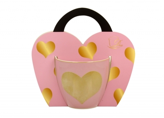Porcelánový hrnek Big Heart 460 ml v dárkové taštičce