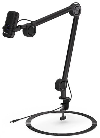 Endorfy mikrofon Solum Voice / drátový / 2xpop up filtr / ARGB podsvícení / nastavitelné rameno / jack výstup / USB-C /