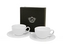 Porcelánový hrnek espresso s podšálkem Raphael 100 ml, 2 ks v dárkové krabičce