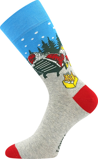 Lonka® ponožky Damer santa 39-42 (26-28) 3 páry