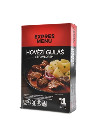 Expres menu - KM hovězí guláš s brambory 500g