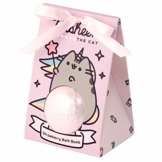 PUSHEEN THE CAT Bath bomb strawberry 6*55g