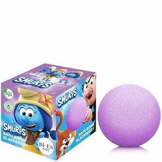 BI-ES Smurfs bomba do kúpeľa s vôňou černice 165g