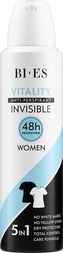 BI-ES Anti-perspirant deo 48h Invisible / Vitality 150ml NEW!