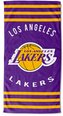 Osuška - ručník NBA|Los Angeles Lakers: Pruhy a Logo (76 x 152 cm)