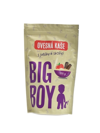 BigBoy - Ovesná kaše s jablky a skořicí 250g EKO varianta