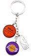 Přívěsek na klíče Los Angeles Lakers: Logos (průměr 2,5 cm)