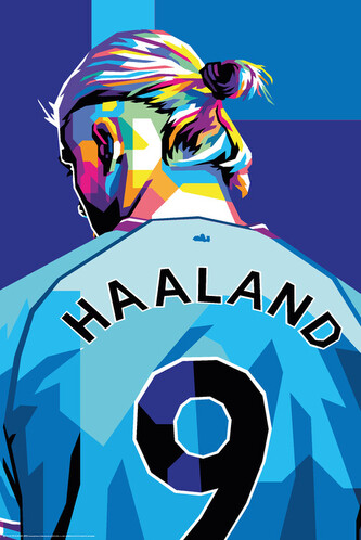 Plakát, Obraz - Football player, 61 × 91.5 cm