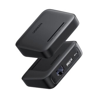 Ugreen zewnętrzna karta sieciowa adapter do drukarki czarny (CM428) Ugreen zewnętrzna karta sieciowa adapter do drukarki czarny (CM428)