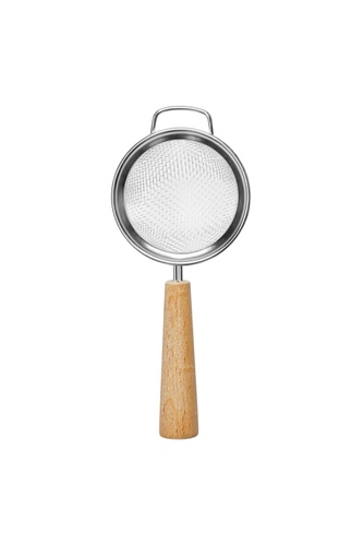 Sítko nerez /dřevěná rukojeť 13,5x5,5x2,5cm