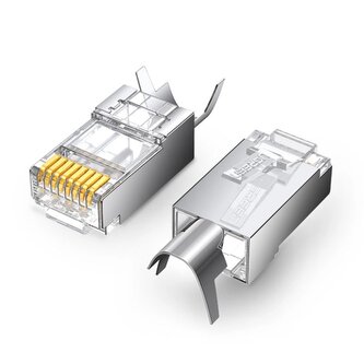 Ugreen 10x modularny wtyk wtyczka RJ45 8P8C Cat 6A / 7 (70316) Ugreen 10x modularny wtyk wtyczka RJ45 8P8C Cat 6A / 7 (70316)