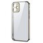 Joyroom New Beauty Series ultra cienkie przezroczyste etui z metaliczną ramką do iPhone 12 Pro złoty (JR-BP743)