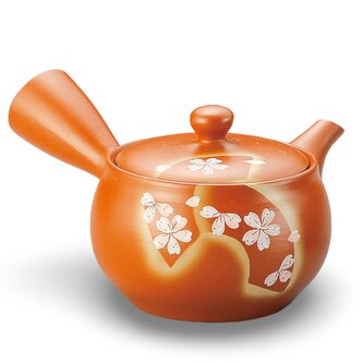 Japonská keramická konvice Kyusu hnědá var. K 290 ml