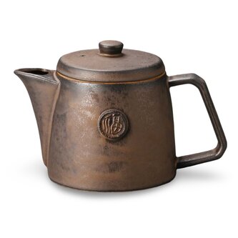 Japonská keramická konvice hnědá 420 ml