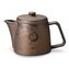 Japonská keramická konvice hnědá 420 ml