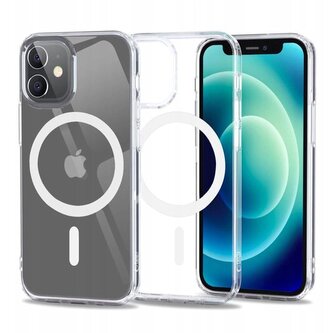 Etui Tech-Protect FlexAir Hybrid MagSafe na iPhone 12 mini - przezroczyste Etui Tech-Protect FlexAir Hybrid MagSafe na iPhone 12 mini - przezroczyste