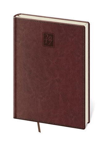 Diář 2017 - Nebrasca/týdenní A5 červená