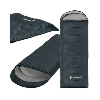 Spací pytel 210x73 cm, grafitový SPRINGOS ZOLA Spací pytel 210x73 cm, grafitový SPRINGOS ZOLA