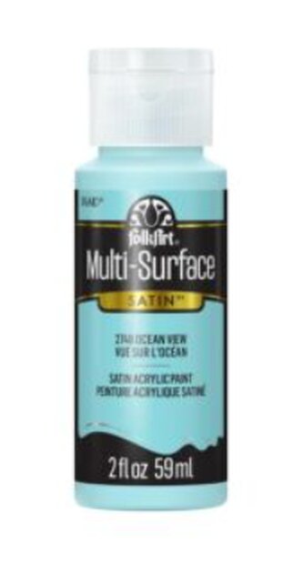 FolkArt Multi-Surface Acrylic Paint - 59 ml různé barvy Multi surface: OCEAN VIEW