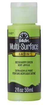 FolkArt Multi-Surface Acrylic Paint - 59 ml různé barvy Multi surface: HAPPY GREEN