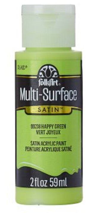 FolkArt Multi-Surface Acrylic Paint - 59 ml různé barvy Multi surface: HAPPY GREEN