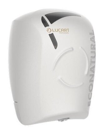 Zásobník na toaletní papír "EcoNatural Flow", bílá, 26,4 x 20,2 x 20,2 cm, LUCART 892523