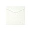 Ozdobné obálky Terazzo,16x16cm, 120 g, bílé,10 ks