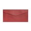 Ozdobné obálky Pearl - DL, 150 g, červené, 10 ks