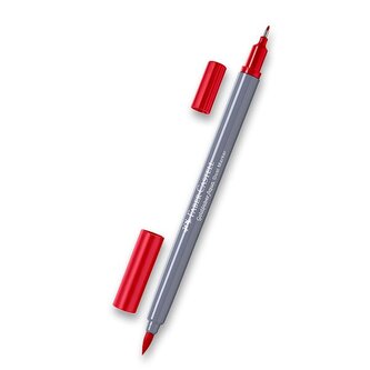 Popisovač Faber-Castell Goldfaber Aqua Dual Marker výběr barev tm. červená, 121