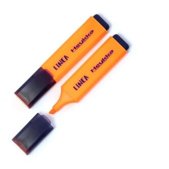 Zvýrazňovač Heykka Linea - oranžový, 10 ks