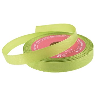 Stuha saténová 12 mm/32 m - zelená