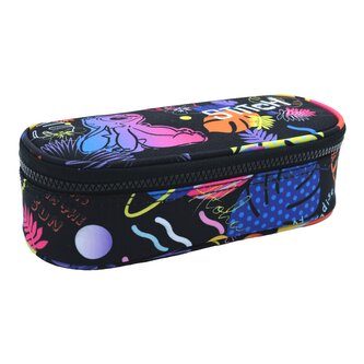 Colorino penál Campus, Stitch Black, š: 220 × v: 65 × h: 95 mm, bez vybavení, PES