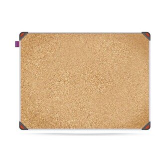 Korková nástěnka Memobe Idea,60x45cm,hl.rám, hnědá